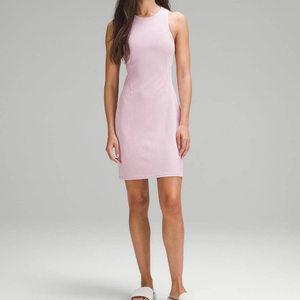 Lululemon Ribbed Softstreme Slim-Fit Tank Dress New Without Tags